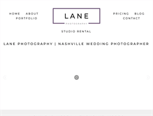 Tablet Screenshot of lanephotographyonline.com